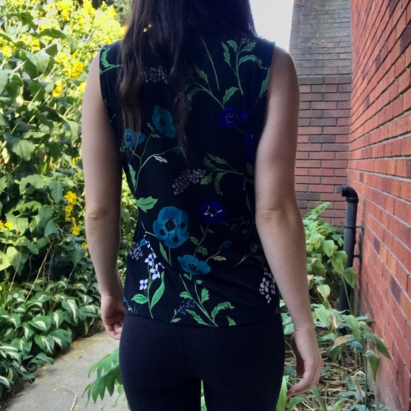 Calvin Klein Flower Blouse - Picture 7 of 16